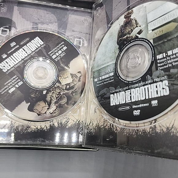 Band of Brothers WW2 DVD 2002 6-Disc Set HBO Complete Series Steelbook Tin Case - Picture 5 of 12